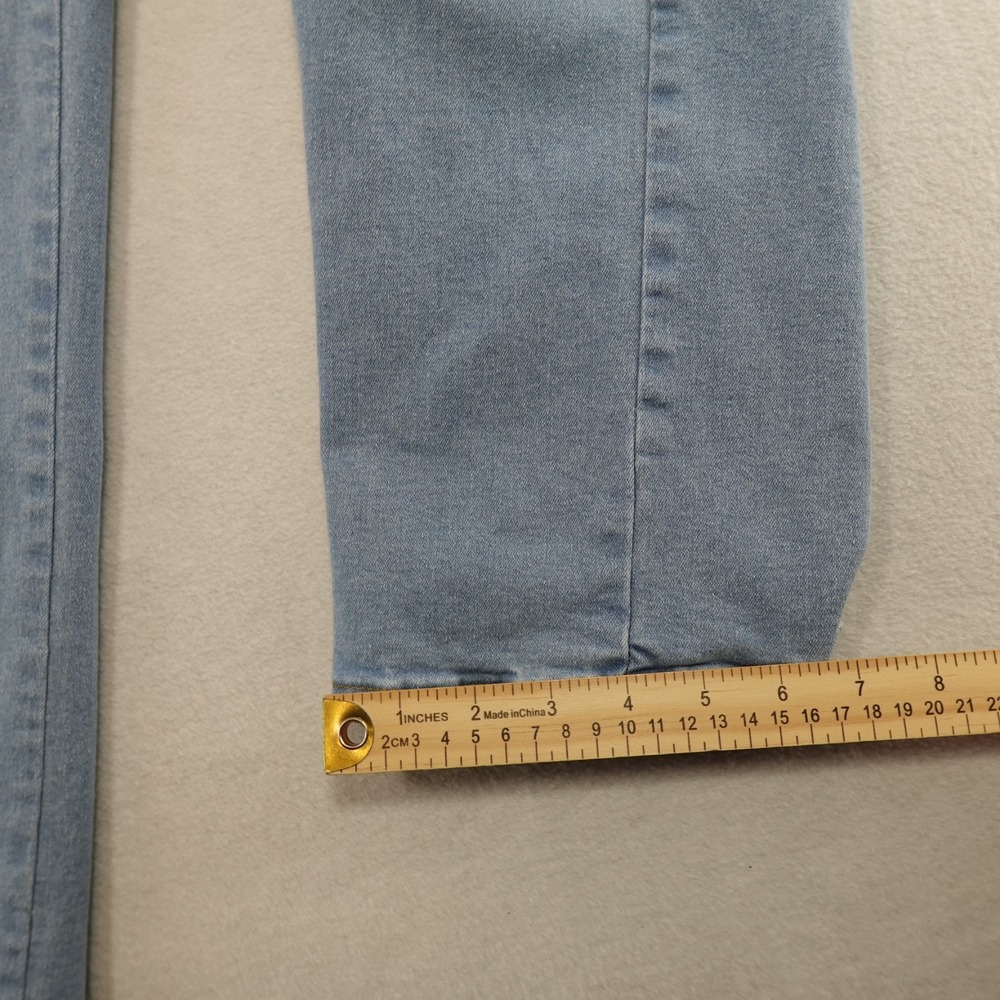 Celebrity Ace Jeans Size 7/28 Blue 90s Skater Cargo Pockets Y2K Grunge - Picture 10 of 14